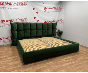 Lova CESENA (200 x 200cm, su aksomo apdaila)